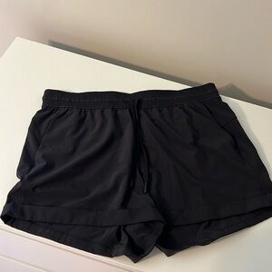 Lululemon black athletic shorts size 12
